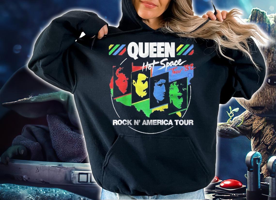 Queen Hot Space Raglan Baseball Shirt