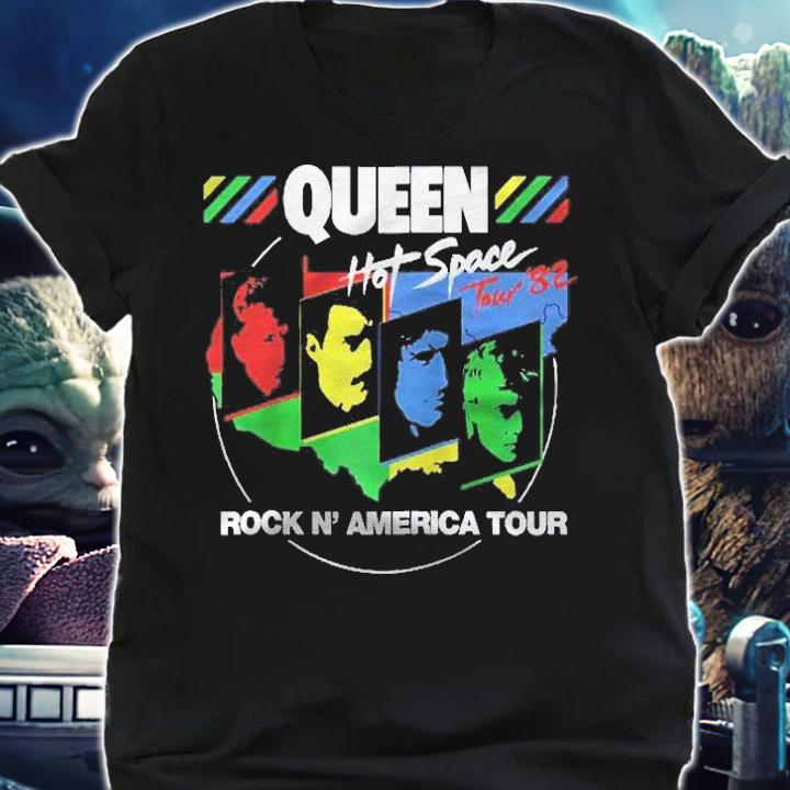 Queen Hot Space Raglan Baseball Shirt