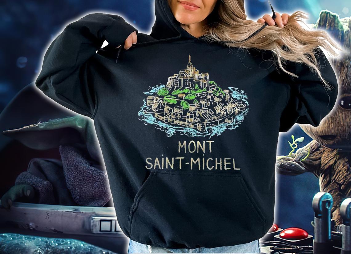 Saint Michel France Unique Hand Drawn Art Gift Men Women Shirt