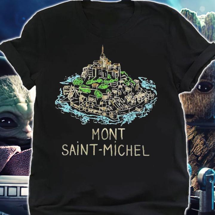 Saint Michel France Unique Hand Drawn Art Gift Men Women Shirt