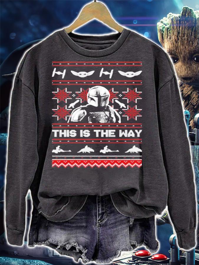 Star Wars This Is The Way Tacky Christmas Shirt sweatshirt