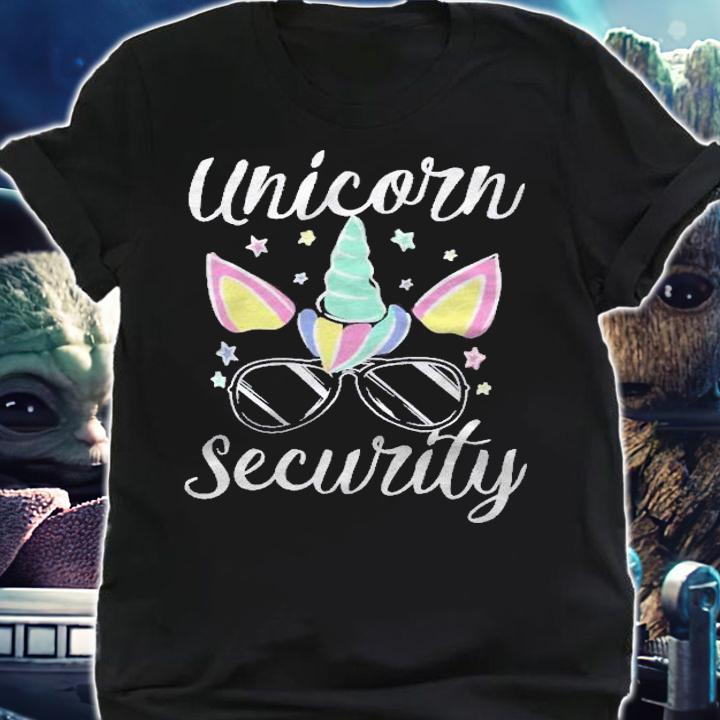 Unicorn Security Funny Halloween Costume t-shirt