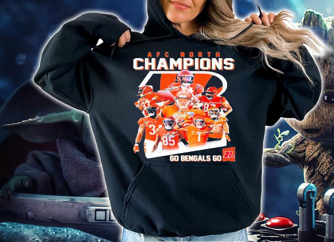 Cincinnati Bengals 2022 Champion AFC North Division T-Shirt hoodie