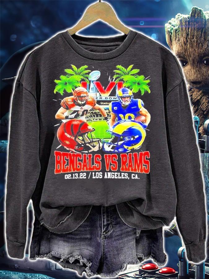 Cincinnati Bengals Vs. Los Angeles Rams Super Bowl T-Shirt sweatshirt