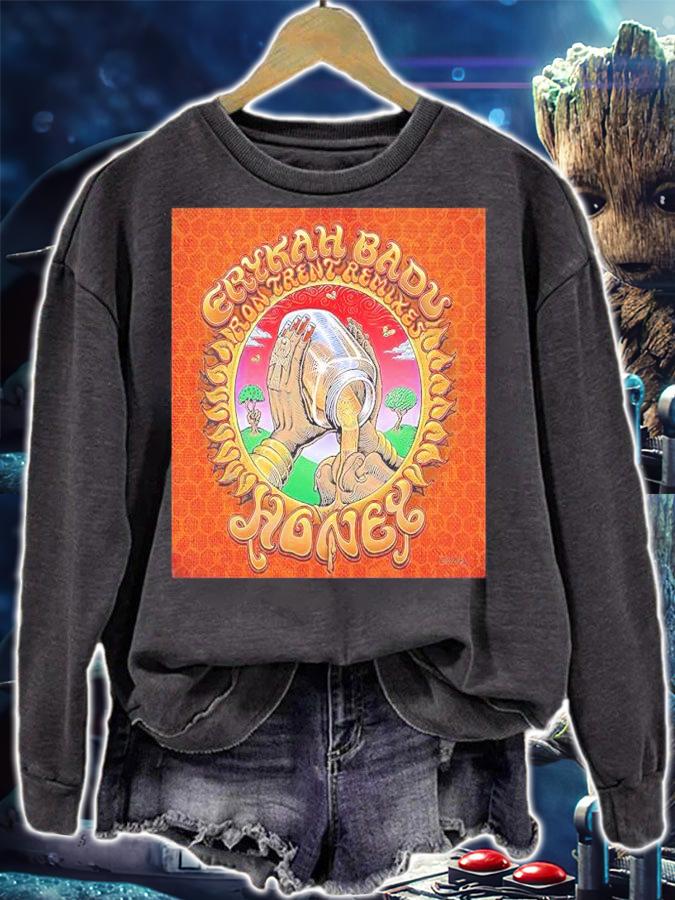 Erykah Badu Ron Trent Remixes Honey Shirt sweatshirt