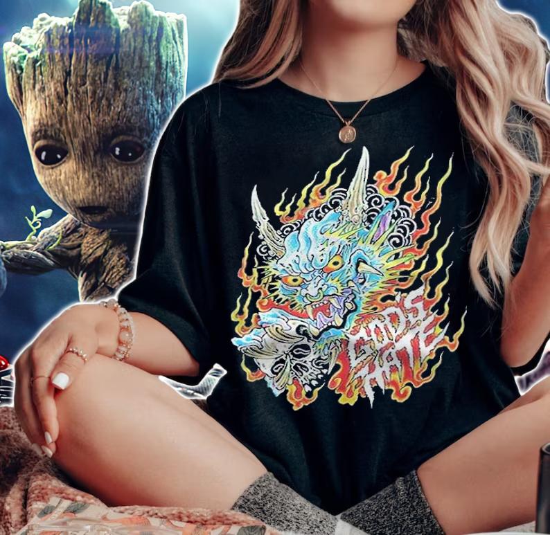 God's hate Oni T-shirt woman shirt