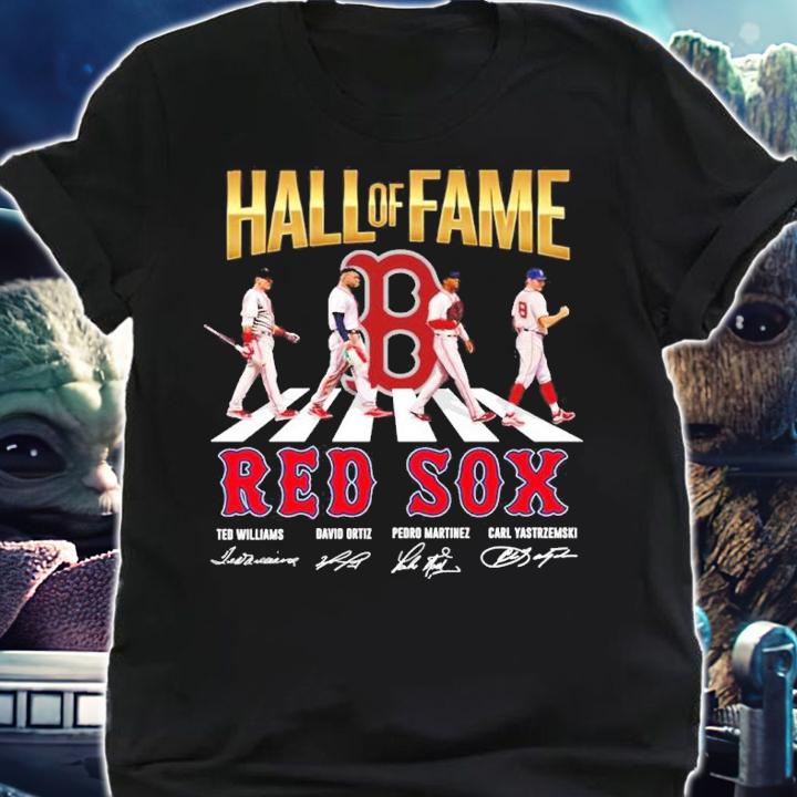 Hall Of Fame Boston Red Sox Abbey Road Signatures Shirt shirt