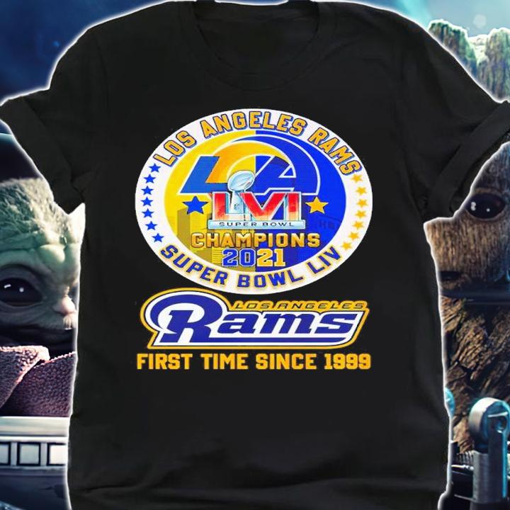 Los Angeles Rams Super Bowl Champions 2021 Super Bowl LVI First Time Since 1999 Shirt shirt