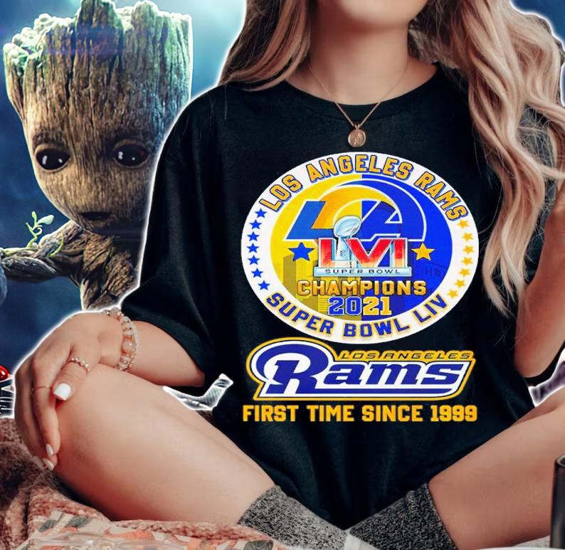 Los Angeles Rams Super Bowl Champions 2021 Super Bowl LVI First Time Since 1999 Shirt woman shirt