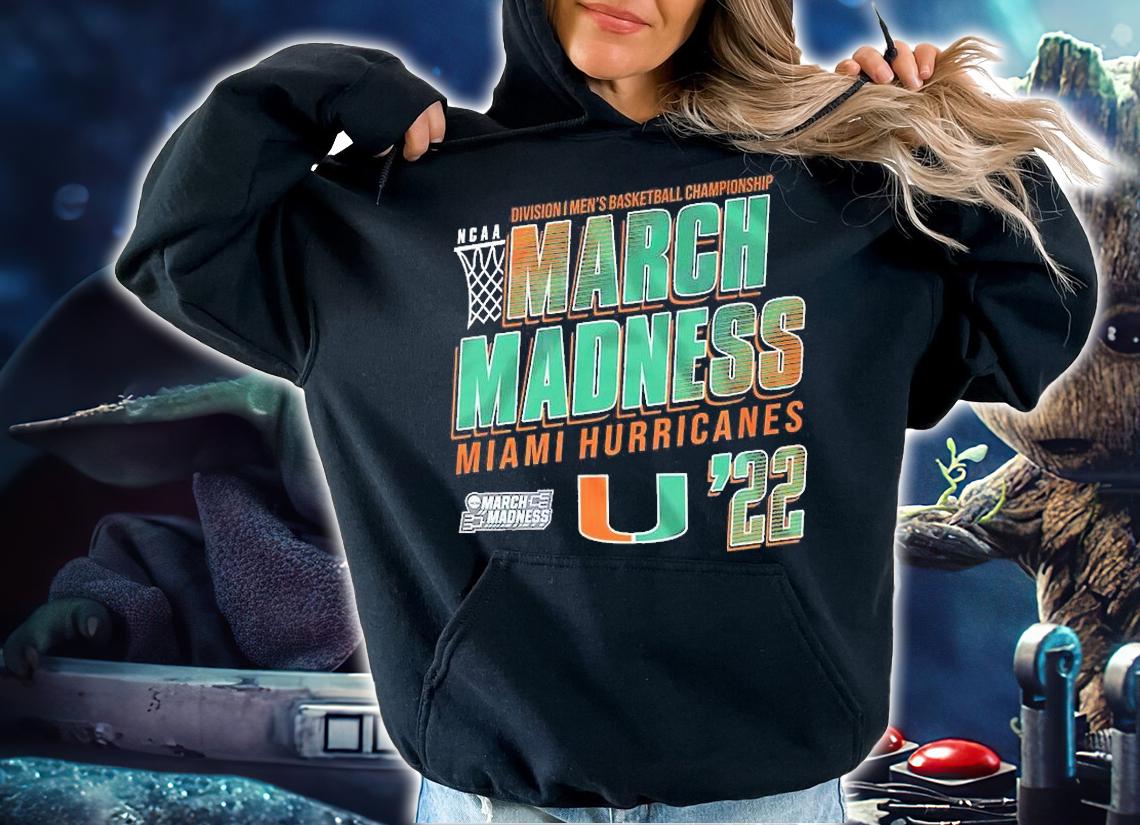 Miami Hurricanes NCAA Division I Men's Basketball Championship March Madness 2022 T-Shirt
