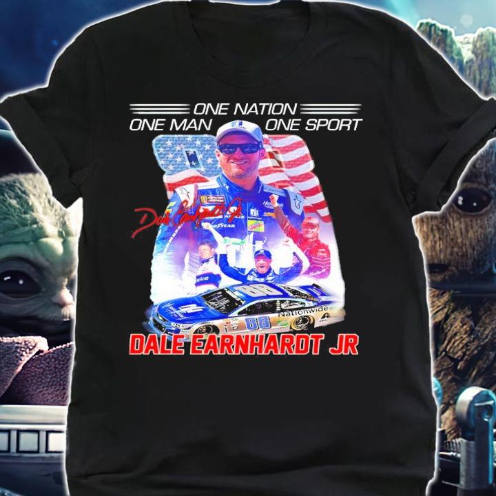 One Nation One Man One Sport Dale Earnhardt JR Shirt shirt