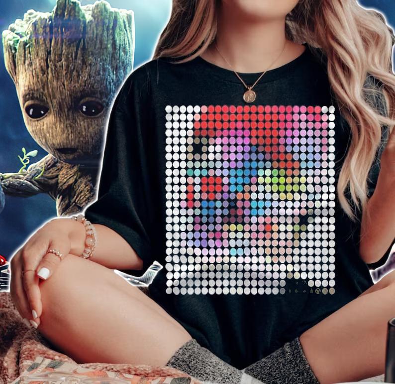 Spoon Hot Thoughts color polka dots art T-shirt woman shirt