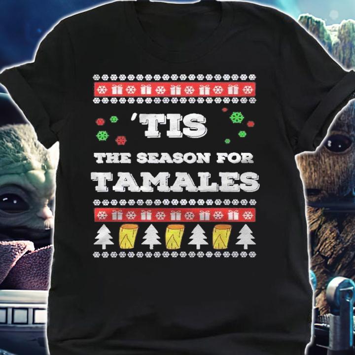 This The Season For Tamales Christmas Mexican Funny Shirt shirt