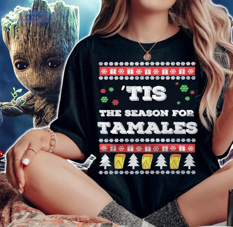 This The Season For Tamales Christmas Mexican Funny Shirt woman shirt