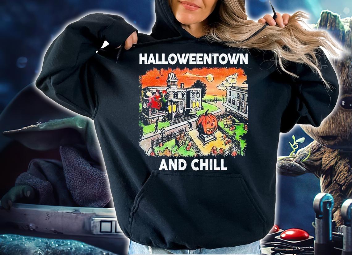Halloweentown and Chill Pumpkins T-shirt hoodie