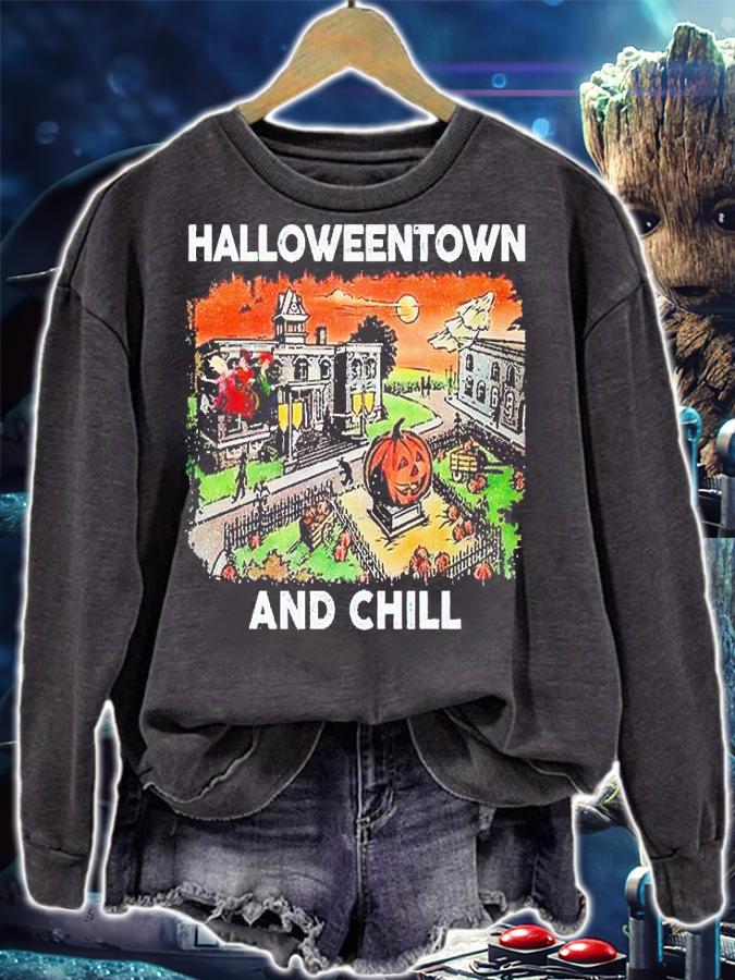 Halloweentown and Chill Pumpkins T-shirt sweatshirt