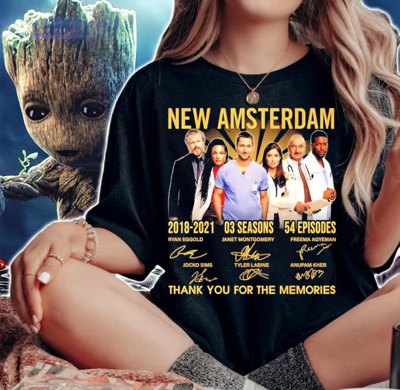 New Amsterdam 2018-2021 03 seasons 54 episodes signatures shirt woman shirt