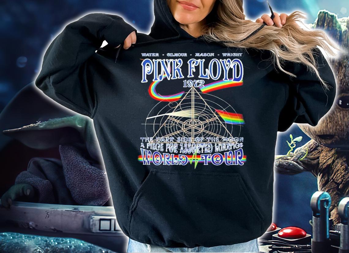 Pink Floyd 1972 the dark side of the moon a piece for assorted lunatics world tour shirt