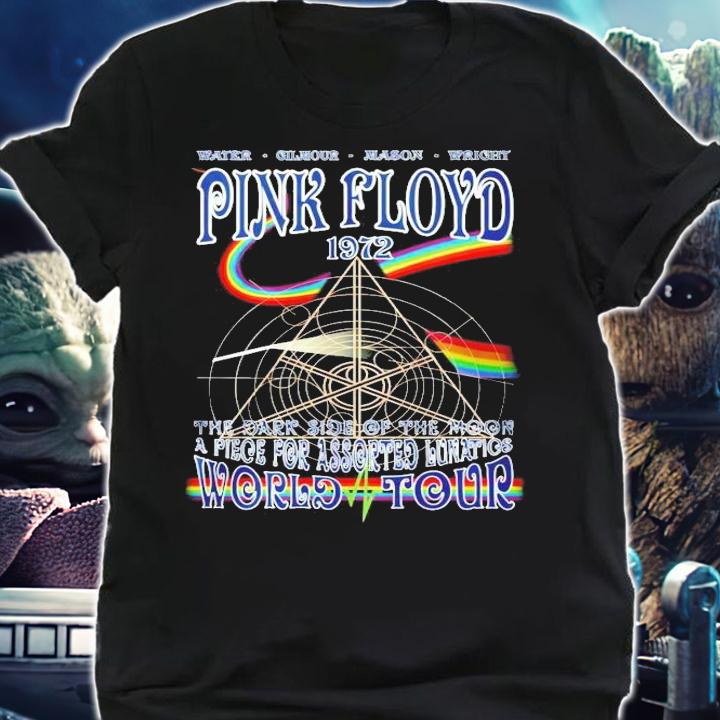 Pink Floyd 1972 the dark side of the moon a piece for assorted lunatics world tour shirt