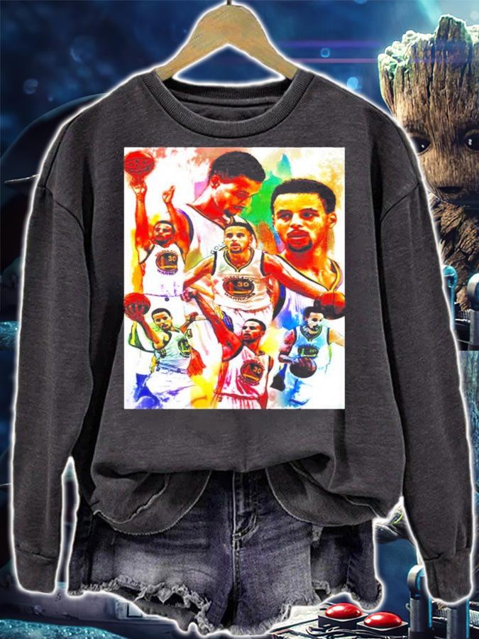 Steph Curry poster football shirt sweatshirt