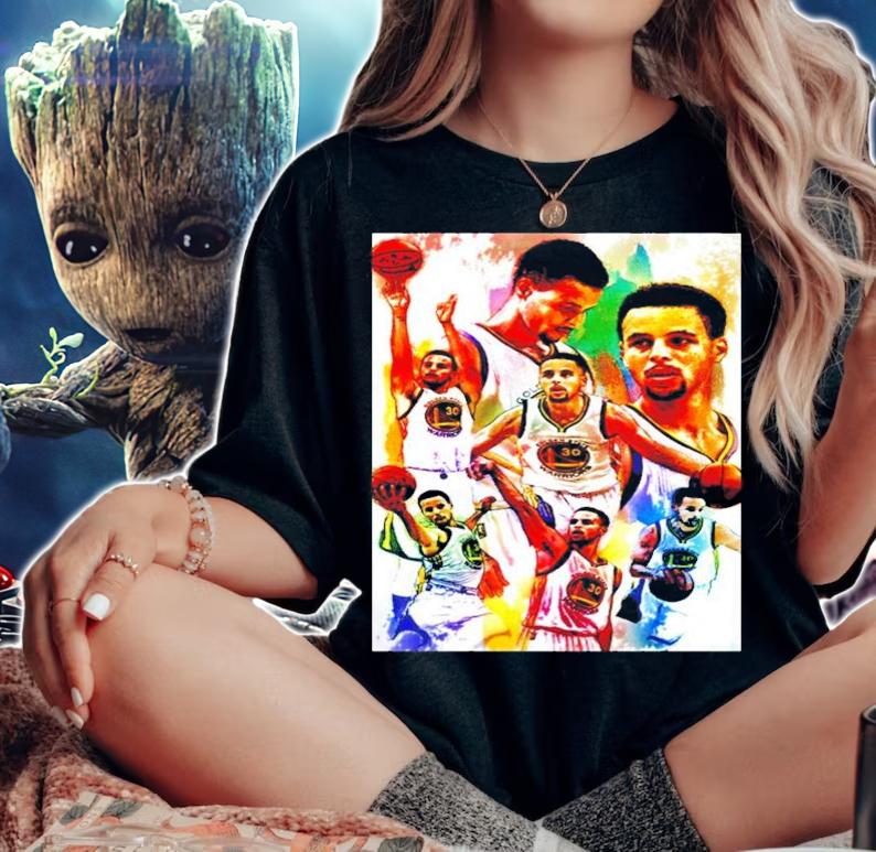 Steph Curry poster football shirt woman shirt