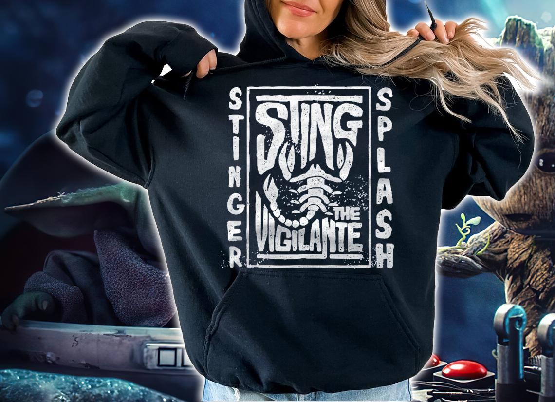 Wwe Sting Logo Box Graphic Shirt