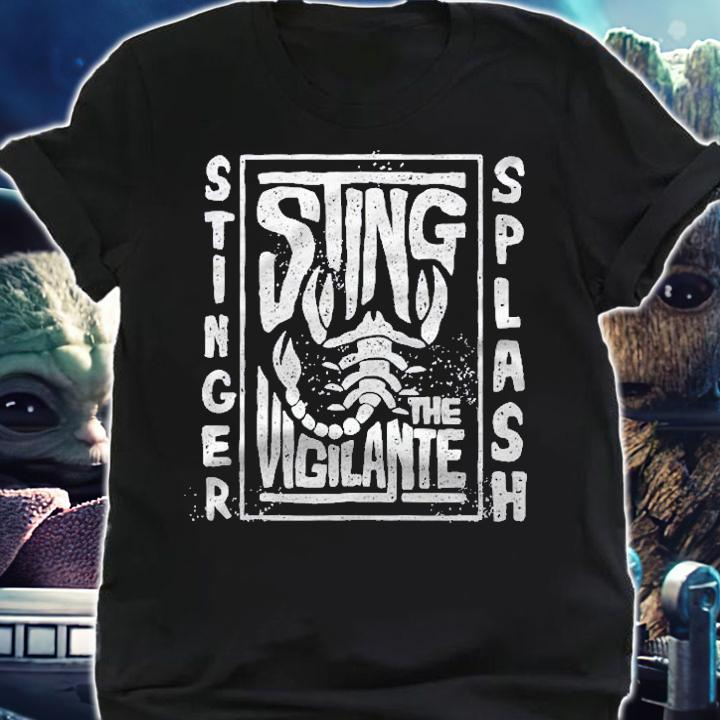 Wwe Sting Logo Box Graphic Shirt