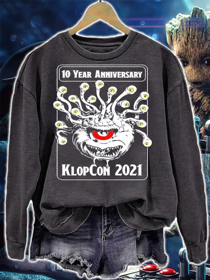 10 year anniversary Klopco 2021 T-shirt sweatshirt