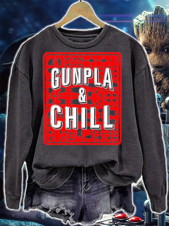 Gunpla and chill shirt sweatshirt