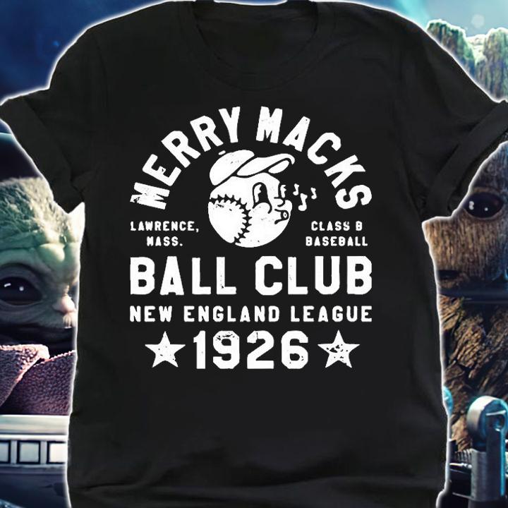 Lawrence Merry Macks Ball Club New England League T-Shirt