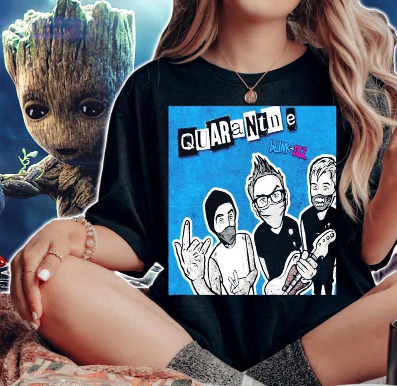 Quarantine Blink 182 shirt