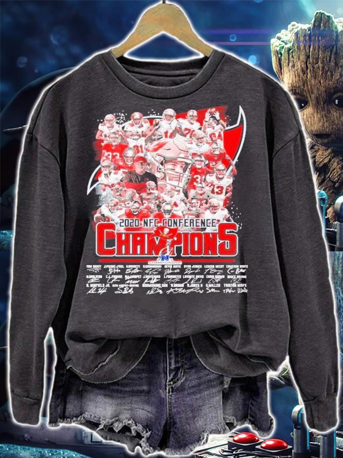 Tampa Bay Buccaneers 2020 NFC conference Champions signatures shirt sweatshirt