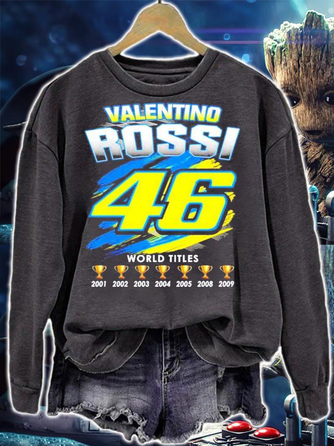 Valentino Rossi 46 world titles t-shirt