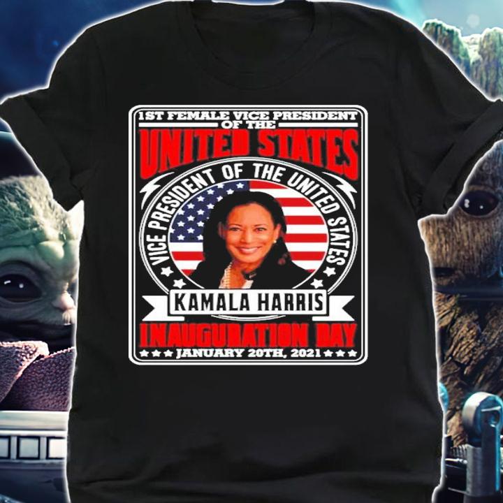 1 st female vice president of the United States vice president of the US Kamala Harris shirt