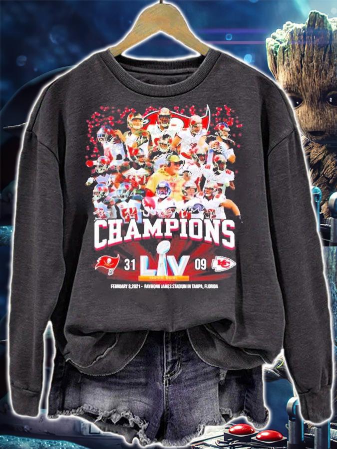 Champions Tampa Bay Buccaneers 31 LIV Kansas City Chiefs 09 t-shirt