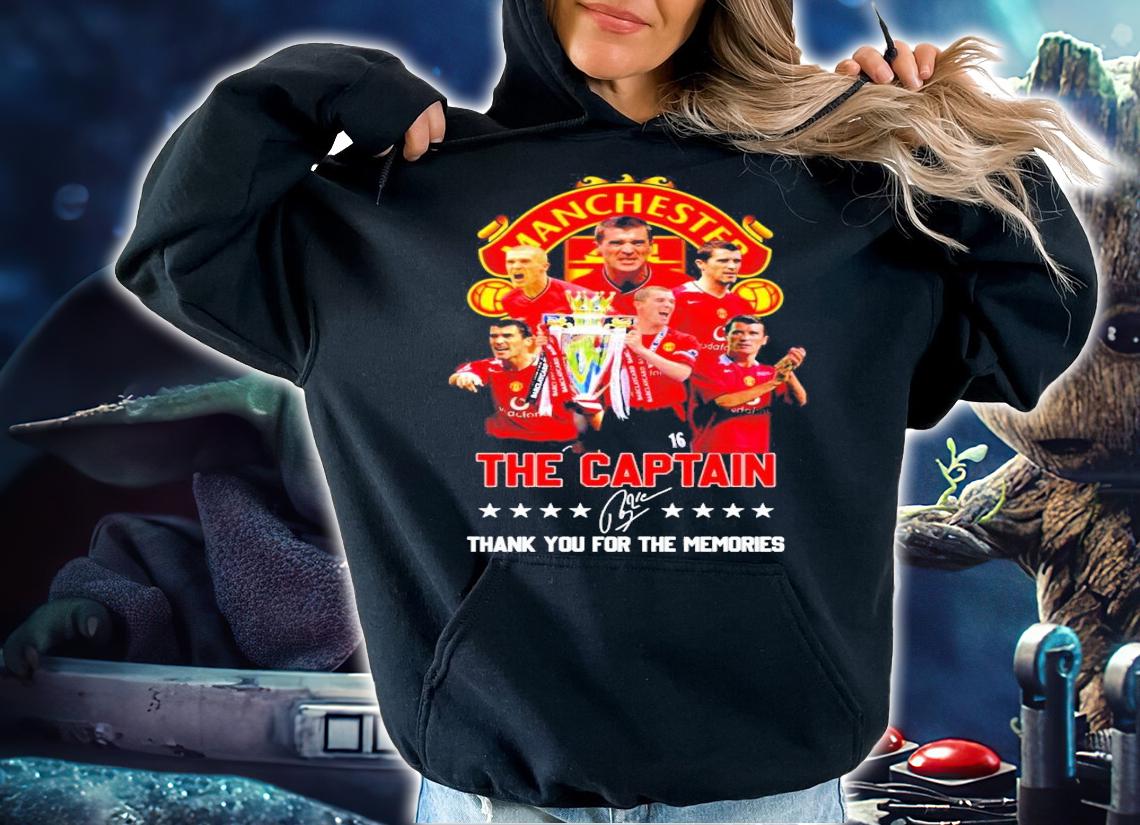 Manchester The Captain thank you for the memories shirt hoodie