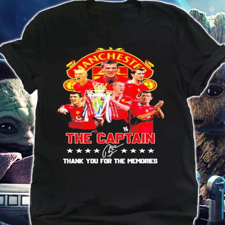 Manchester The Captain thank you for the memories shirt shirt