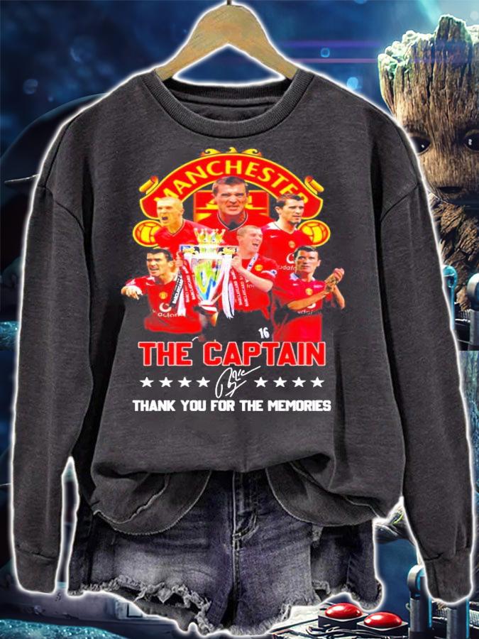 Manchester The Captain thank you for the memories shirt sweatshirt