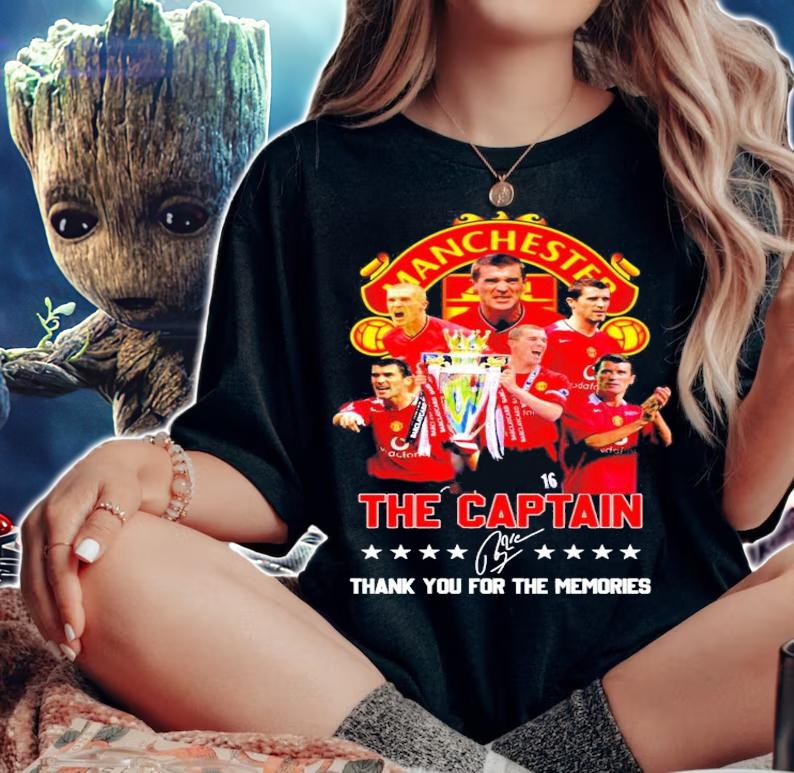 Manchester The Captain thank you for the memories shirt woman shirt
