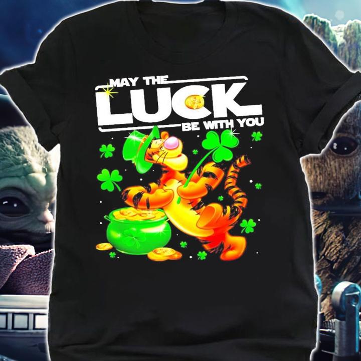 Men's Tigger may the luck be with you St.Patrick's Day shirt