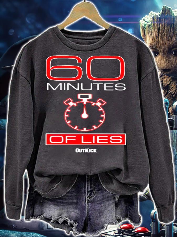 60 minutes of lies outkick shirt