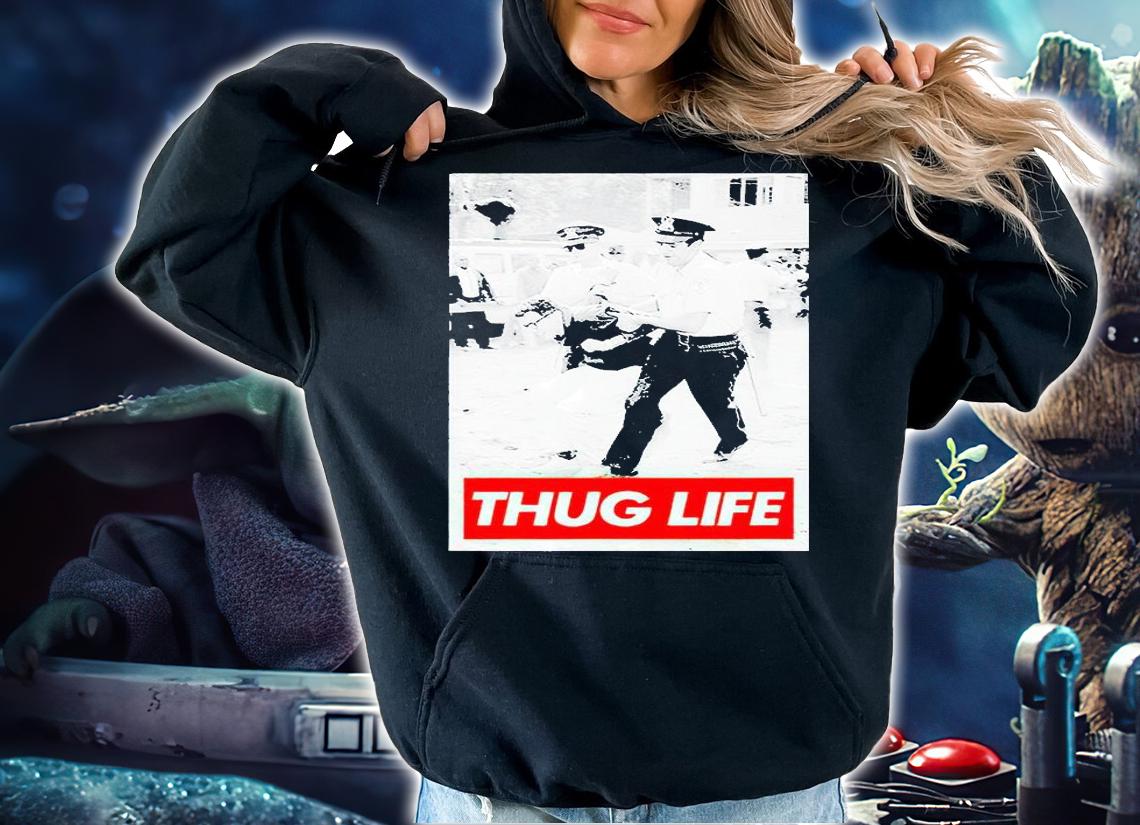 Bernie sanders protest arrest thug life T-shirt