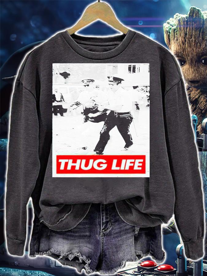 Bernie sanders protest arrest thug life T-shirt