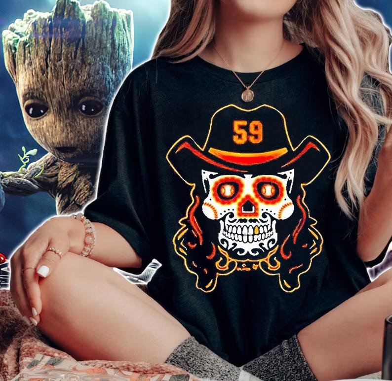 Chris Paddack Sugar Skull T-shirt woman shirt