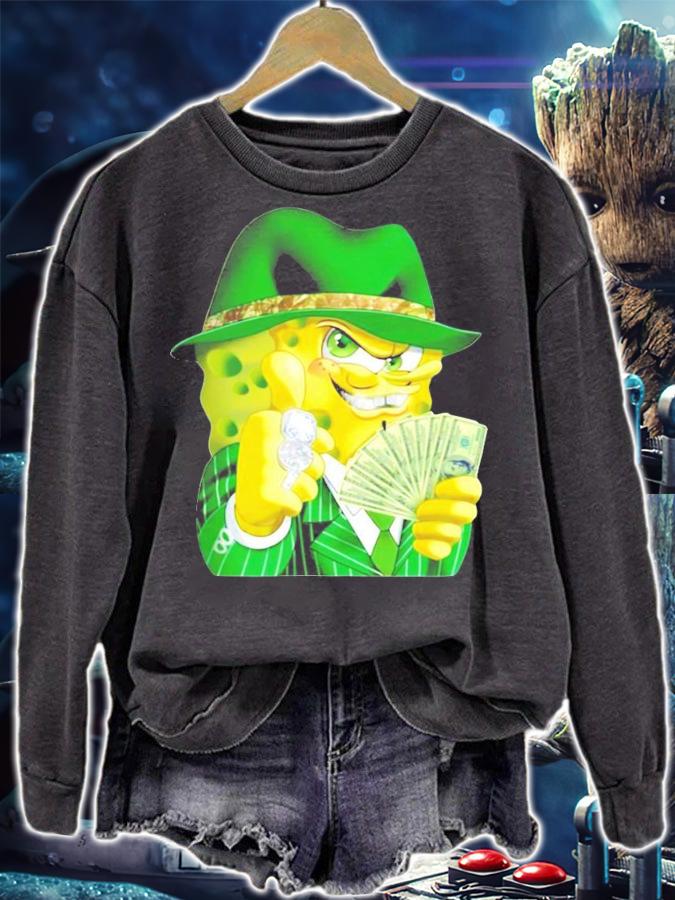 Gangster Spongebob money shirt