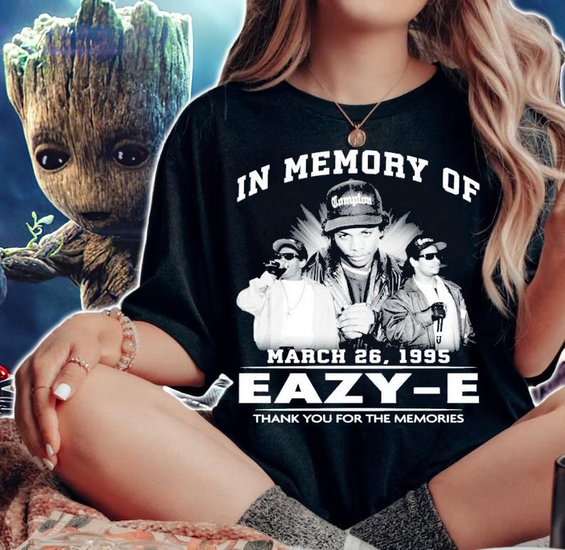 In memory of Eazy-E thank you for the memories shirt