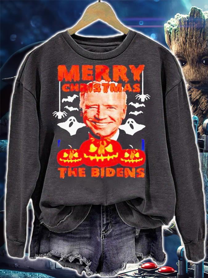 Merry Christmas the Bidens Halloween T-shirt