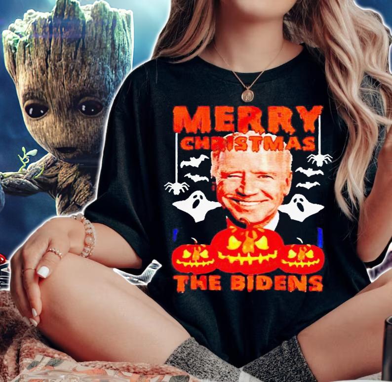 Merry Christmas the Bidens Halloween T-shirt