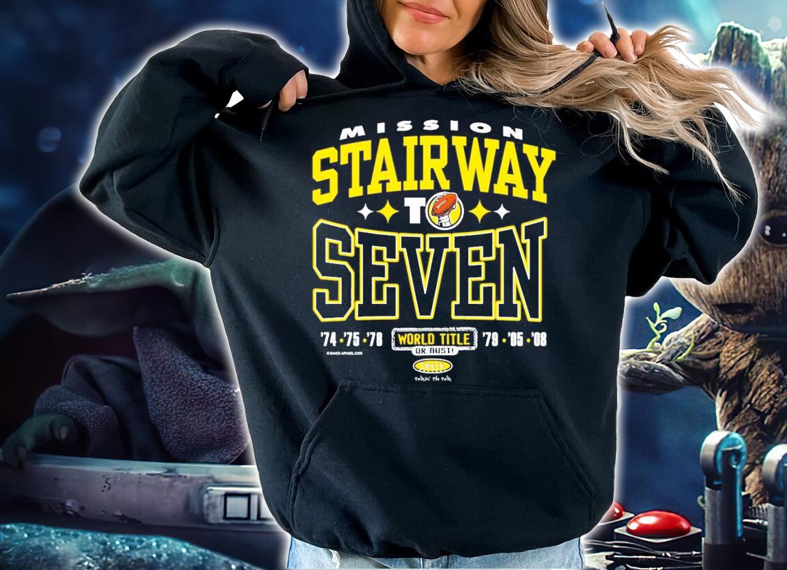 Mission stairway Seven World Title shirt