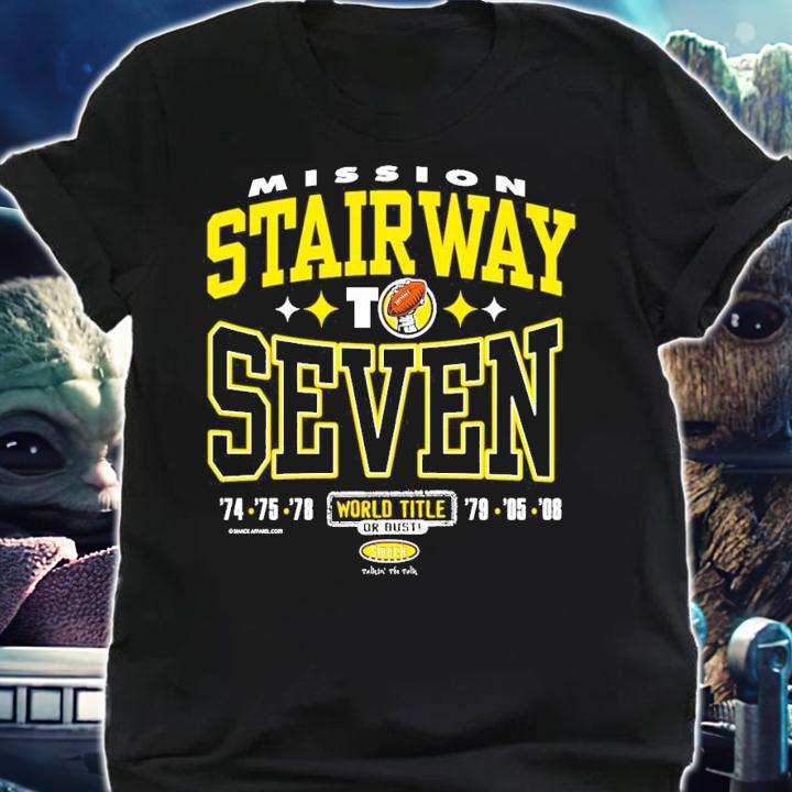 Mission stairway Seven World Title shirt
